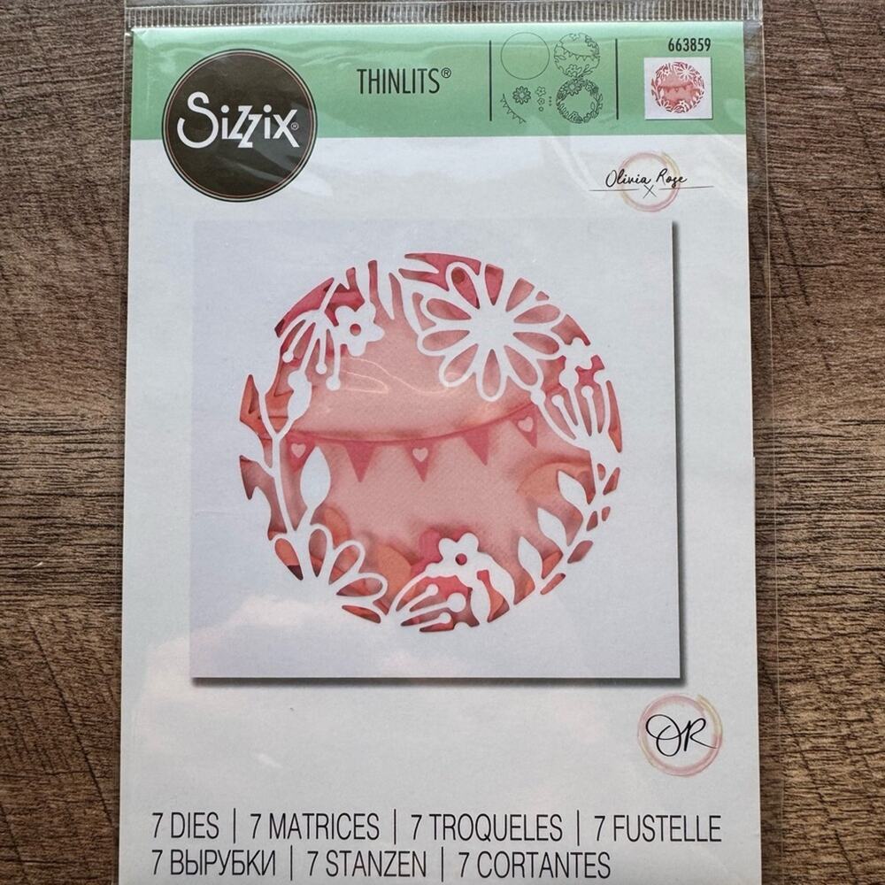 Sizzix Romantic Lay Thinlits Die Set